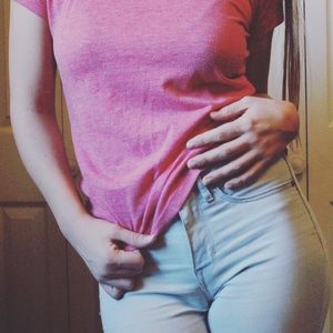 ♡ Forever 21 Basic Pink Tee ♡